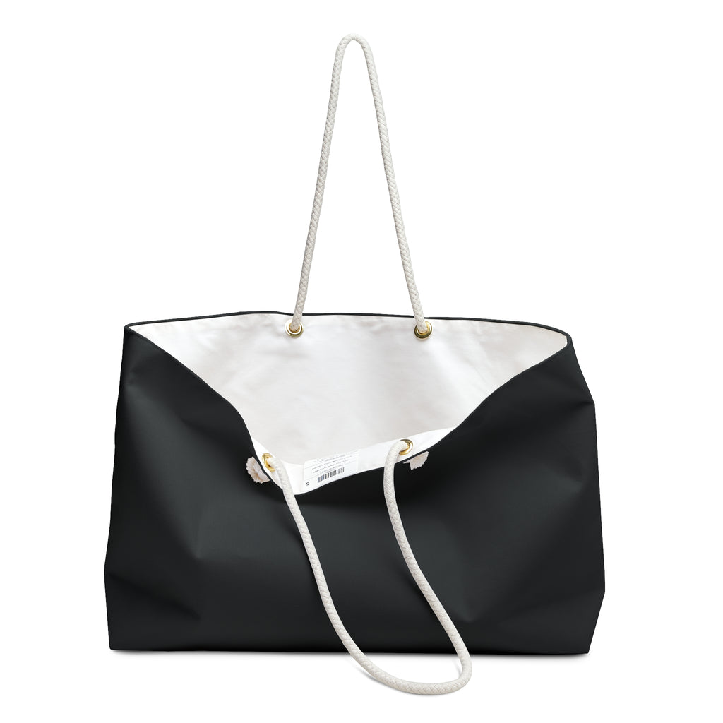 The Everyday Luxe Weekender - Black