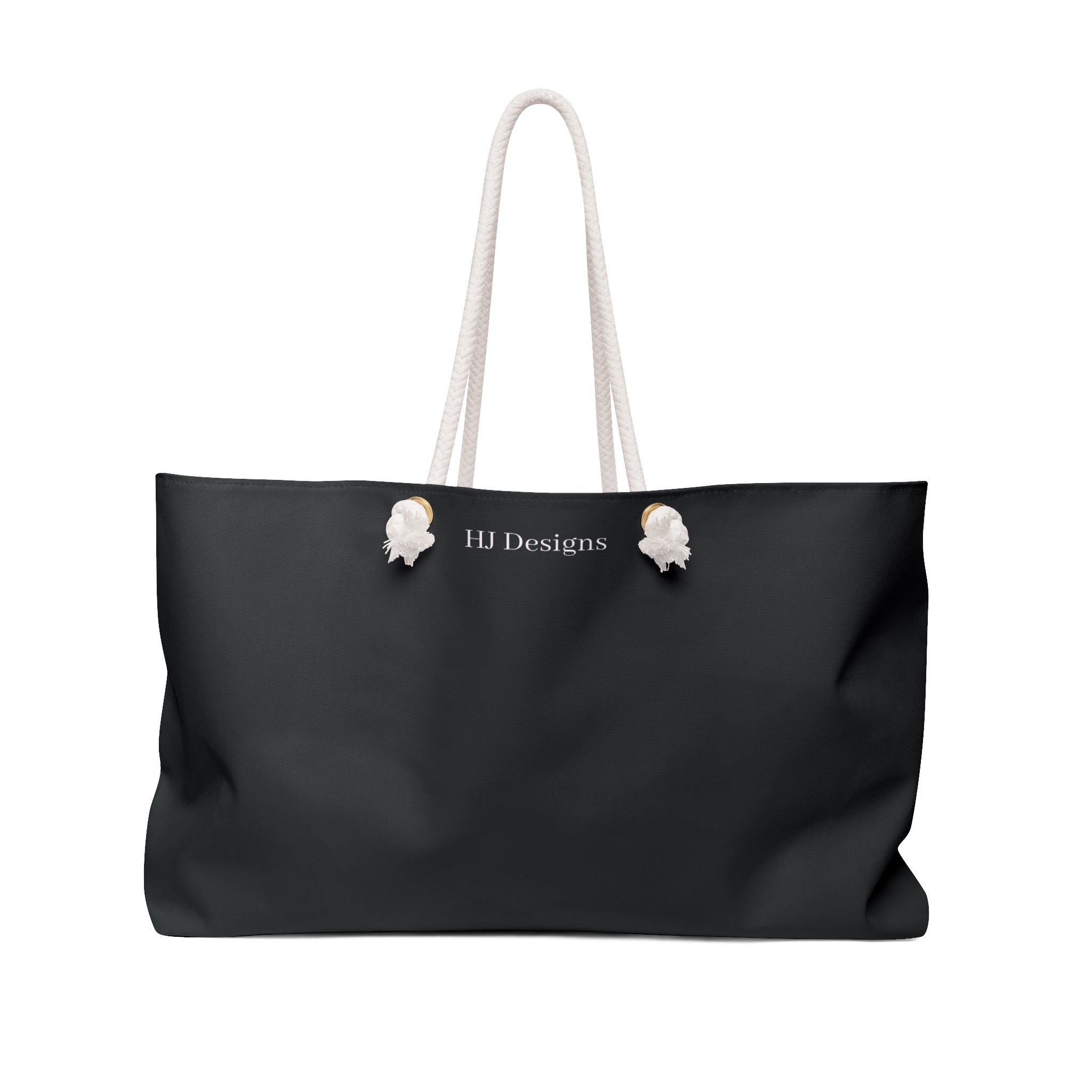 The Everyday Luxe Weekender - Black