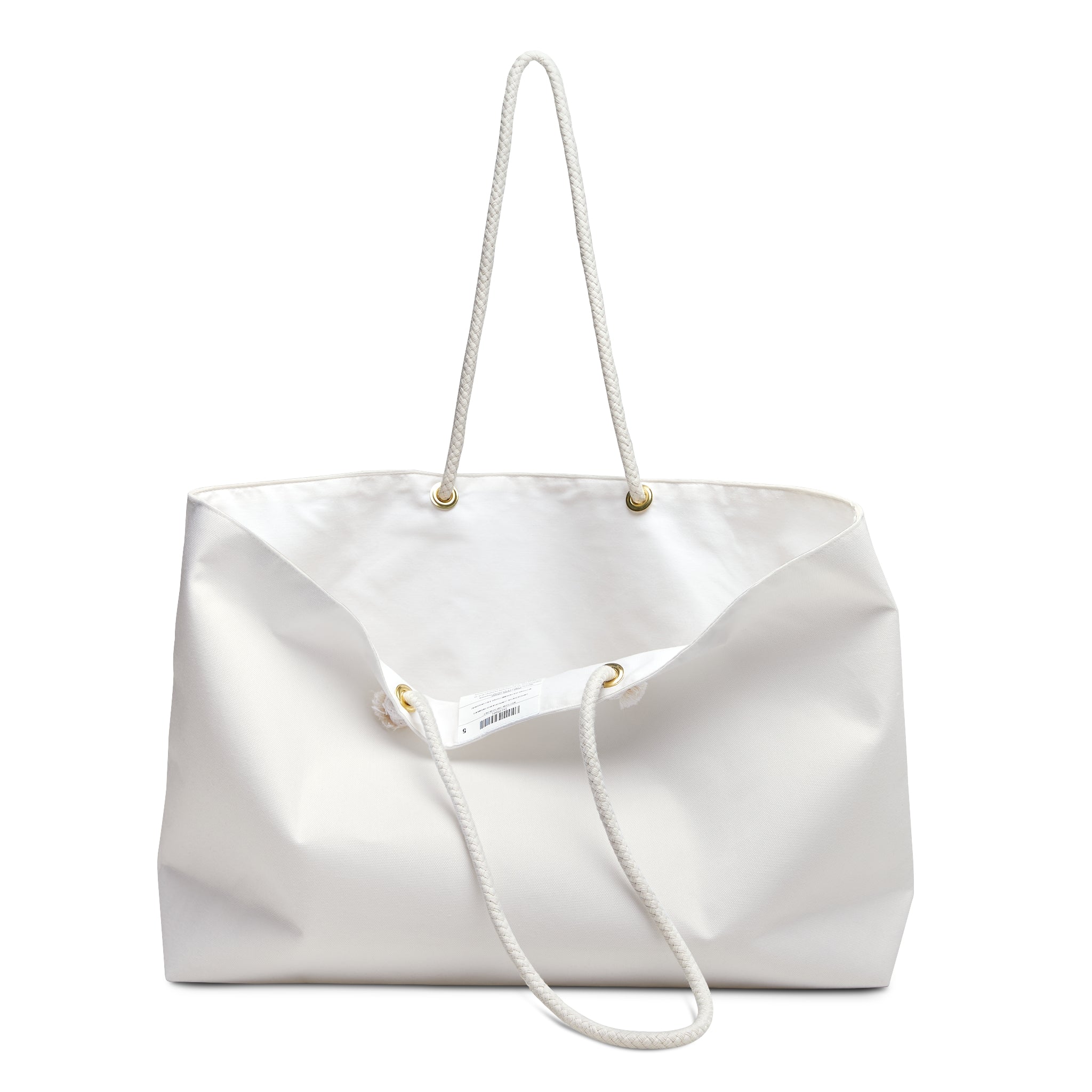 The Everyday Luxe Weekender - White