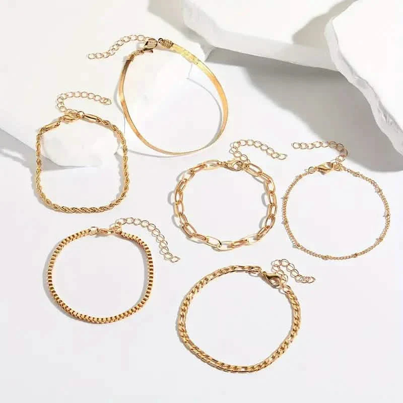 The 5-Piece Luxe Bracelet Stack