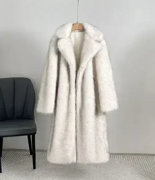 The Royal Faux Fur Maxi Coat