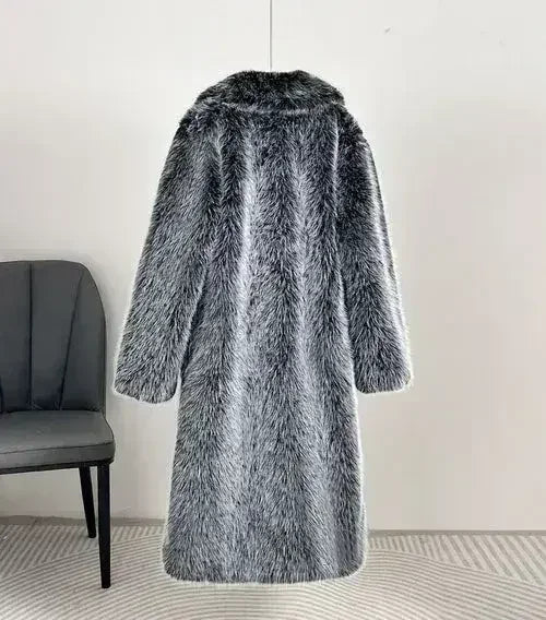 The Royal Faux Fur Maxi Coat