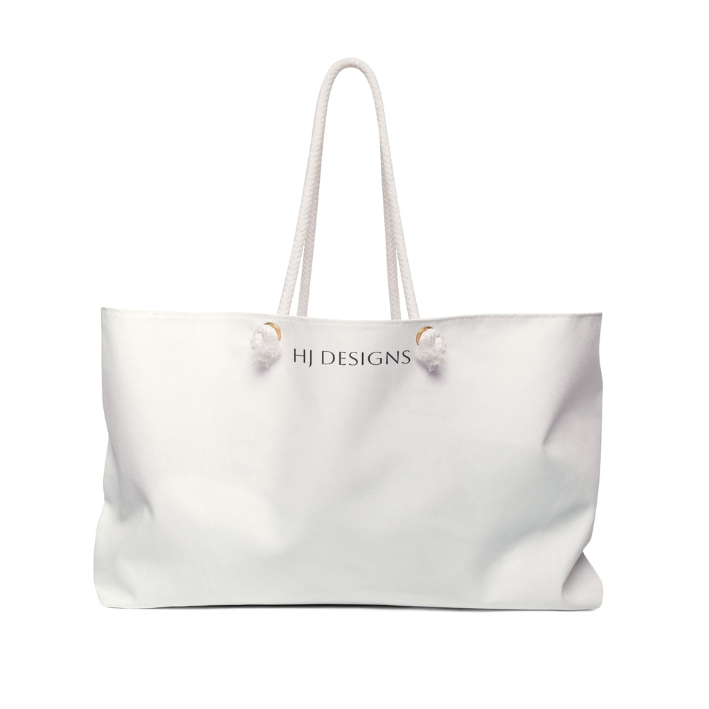 The Everyday Luxe Weekender - White