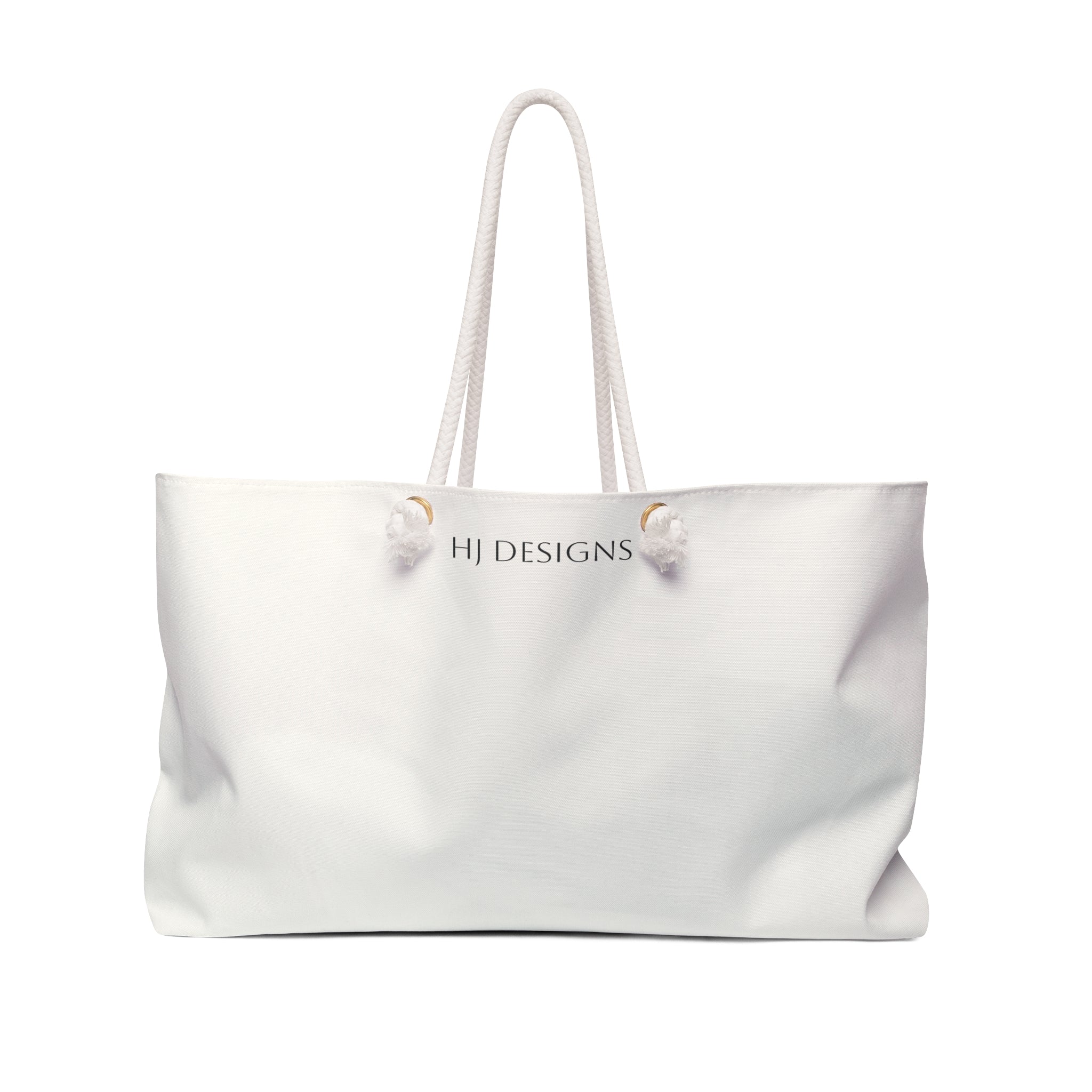 The Everyday Luxe Weekender - White