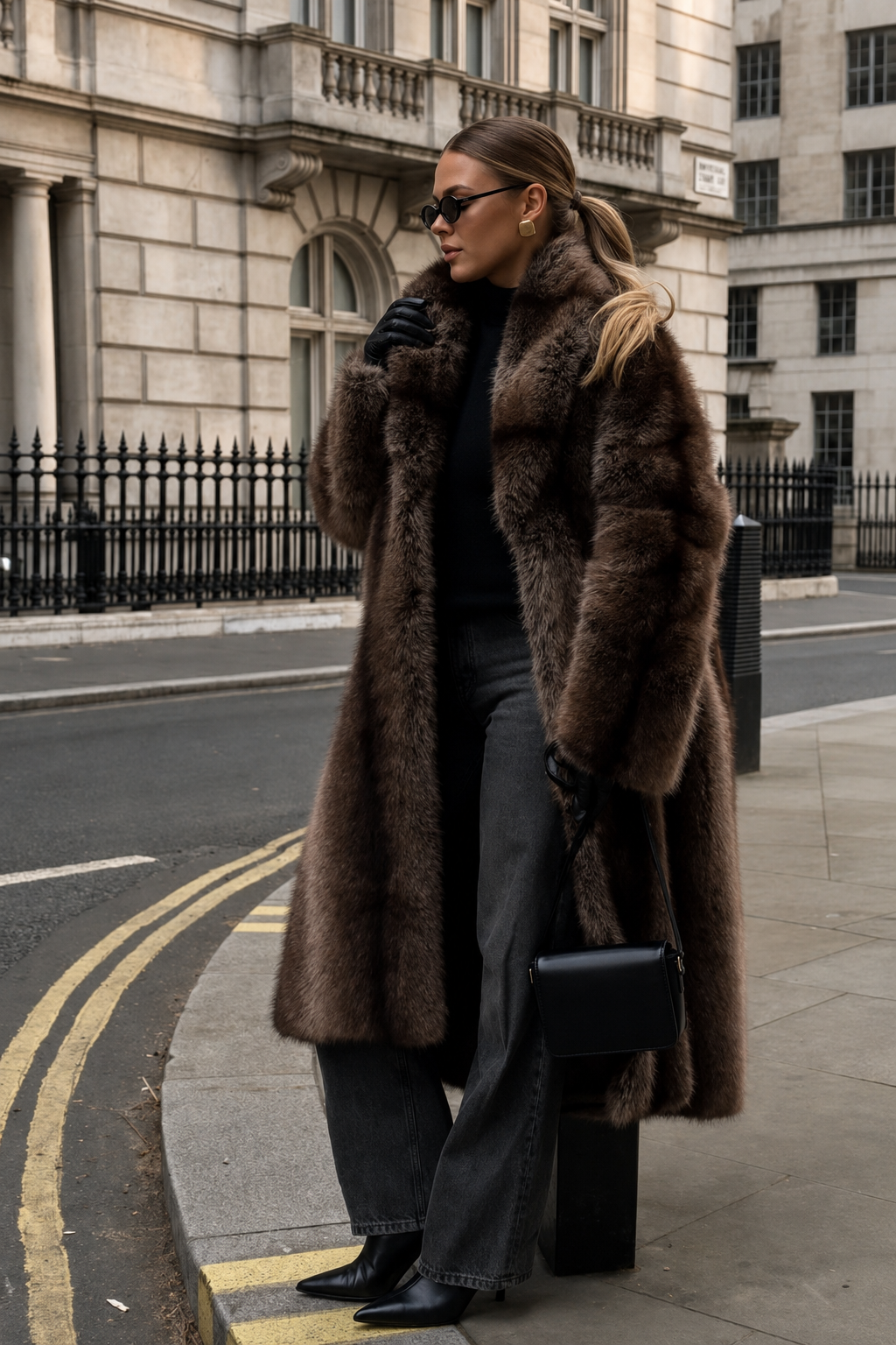 The Amara Faux Fur Coat