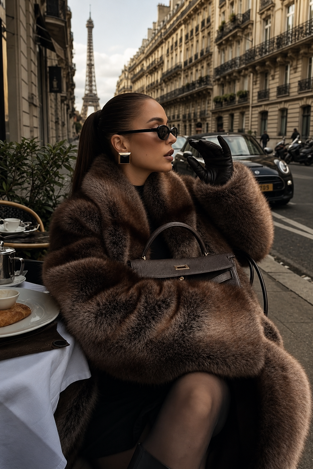 The Amara Faux Fur Coat