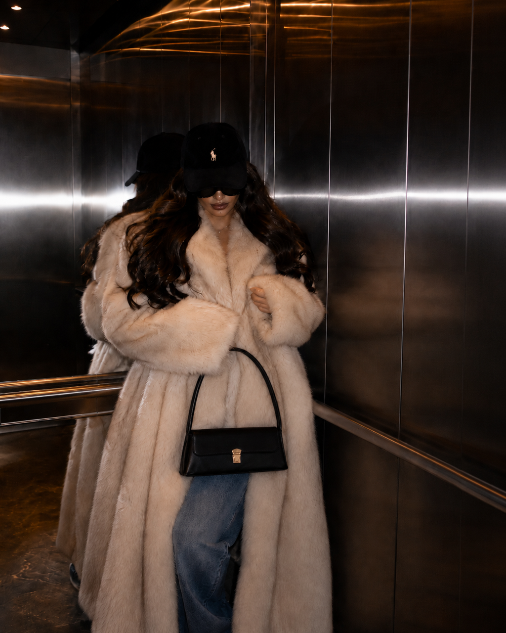 The Royal Faux Fur Maxi Coat
