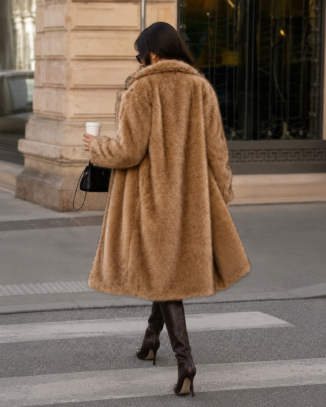 The Royal Faux Fur Maxi Coat
