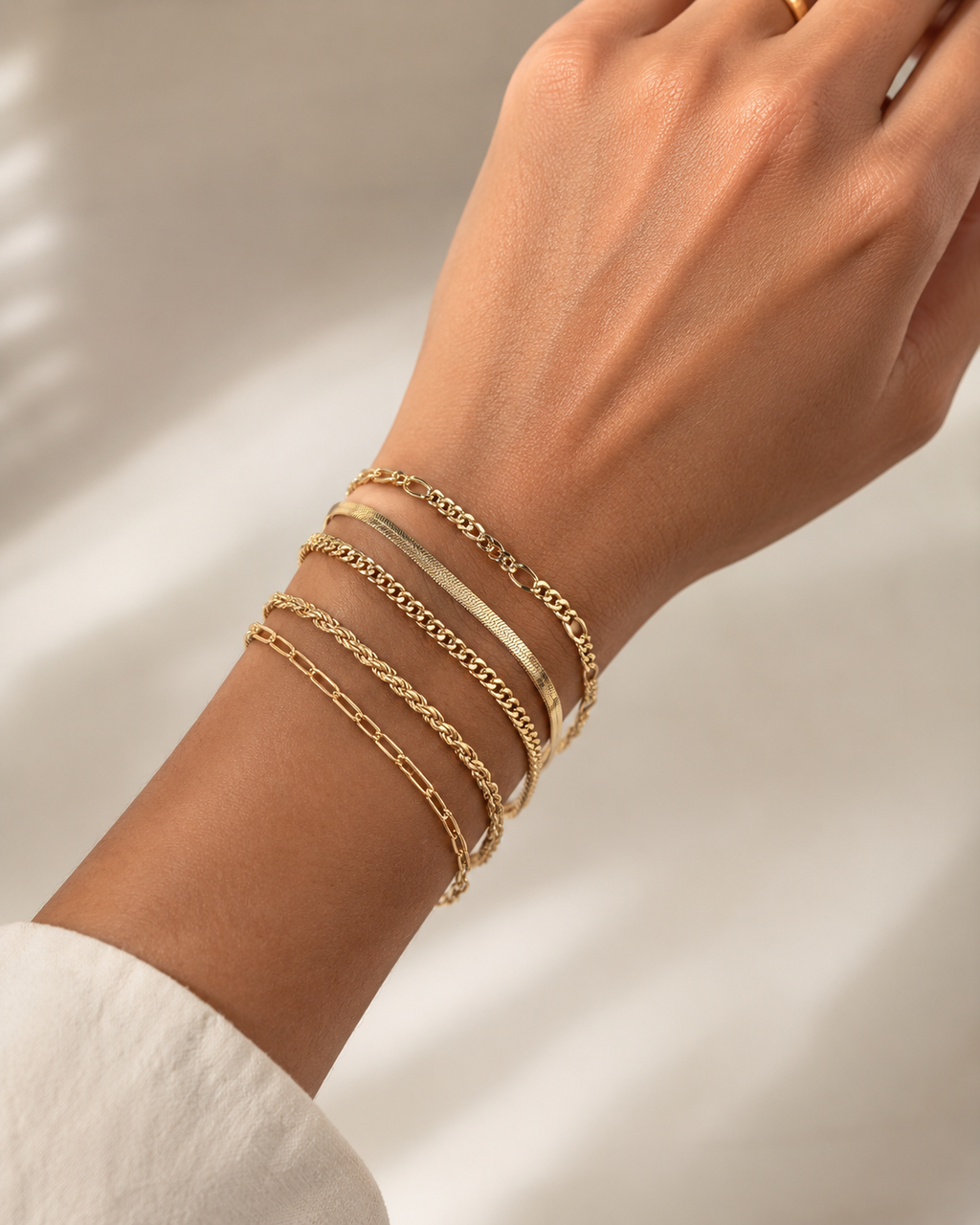 The 5-Piece Luxe Bracelet Stack