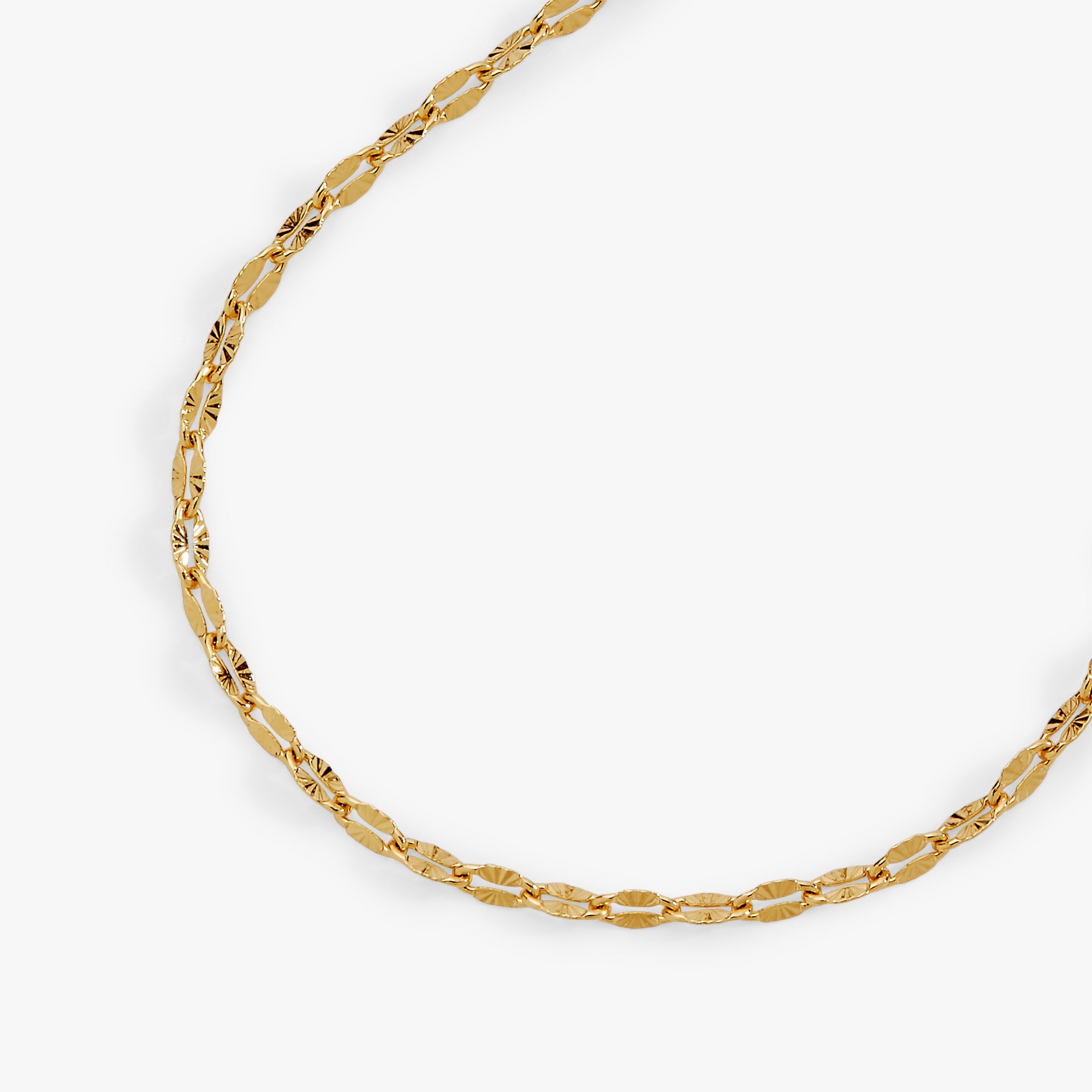Everyday Faceted Chain Bracelet