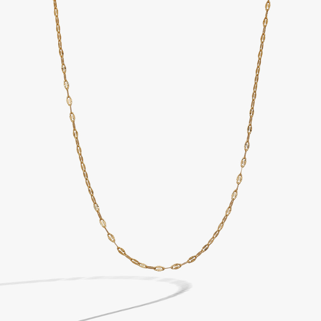Everyday Faceted Chain Necklace