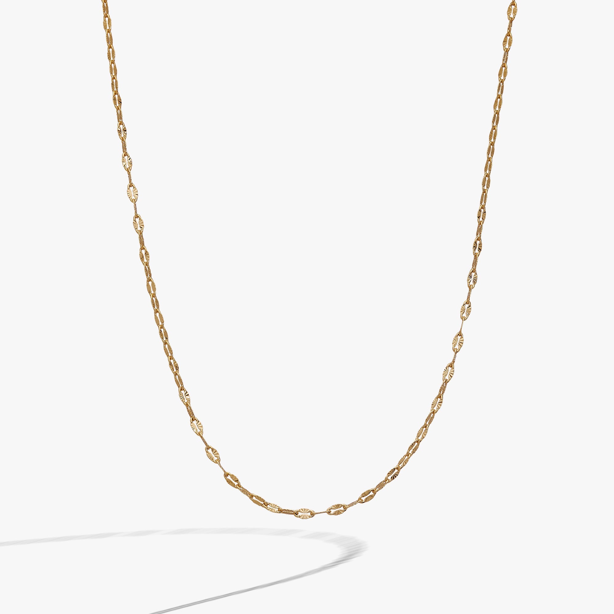 Everyday Faceted Chain Necklace