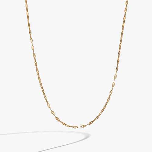 Everyday Faceted Chain Necklace